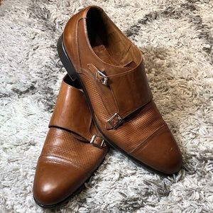 good used brown dress Cuoio shoes, size 11